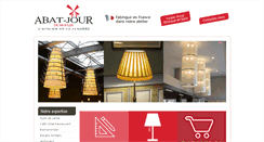 Desktop Screenshot of abatjour.com